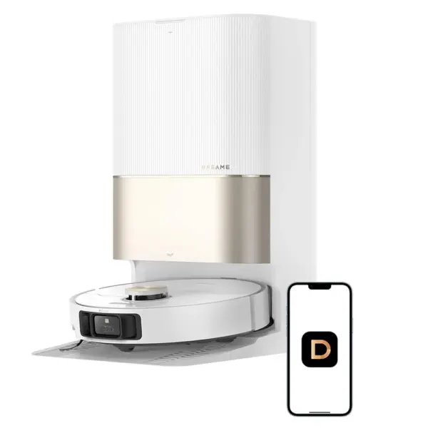 [EU Direct] DREAME X40 Ultra Compleet Robotstofzuiger met Verwijderbare & Opklapbare Mopp 12.000Pa Zuigmachine Zijborste