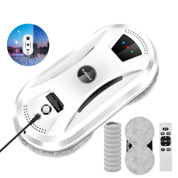 [EU DIRECT] PuRuiKai Window Cleaning Robot Hoog Zuigkracht Elektrische Raamreiniger Robot Antival Robotstofzuiger voor T
