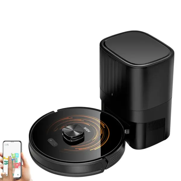 [EU Direct] ABIR K30 Robotstofzuiger, Auto-leegstation, Laser Lidar, 6500PA zuigkracht, Multi-vloer mapping, Slimme thui